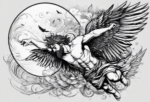 icarus falling from the sky tattoo idea