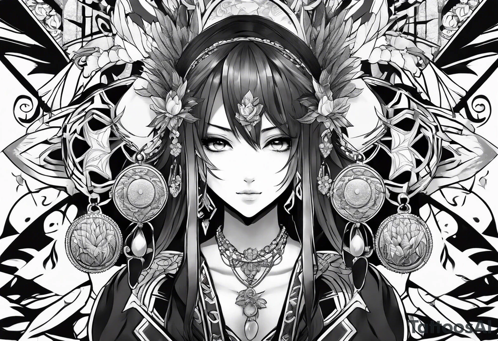 shiki anime tattoo idea