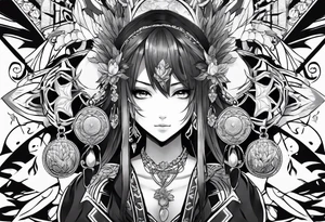 shiki anime tattoo idea