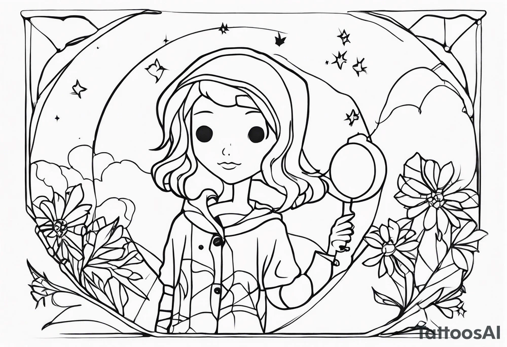 Coraline dool tattoo idea