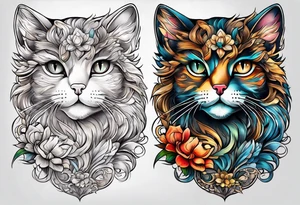 Cat tattoo idea