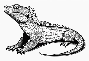 Goanna tattoo idea