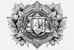 Make money no friends 💰 tattoo idea