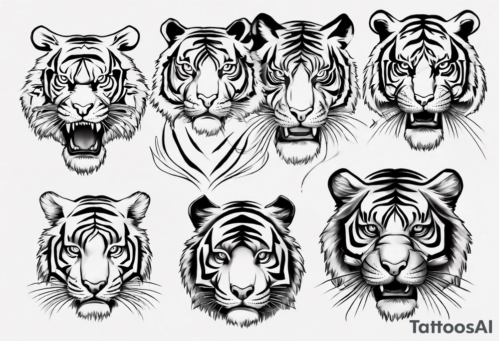 tiger tattoo idea