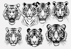tiger tattoo idea