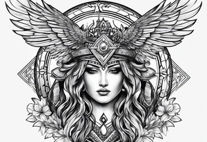 Night symbol tattoo idea