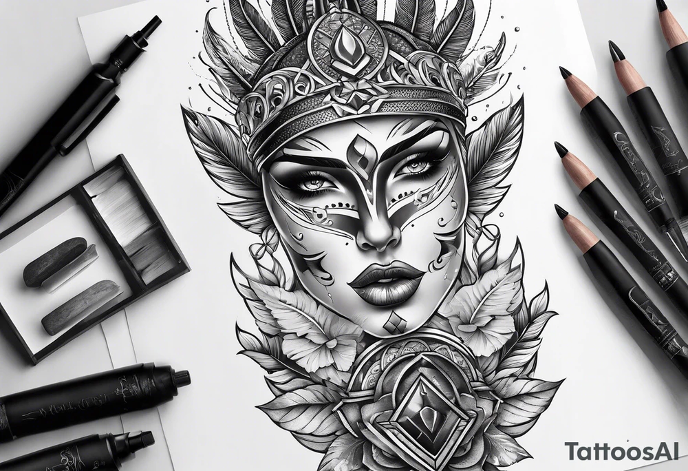 Spear tattoo idea