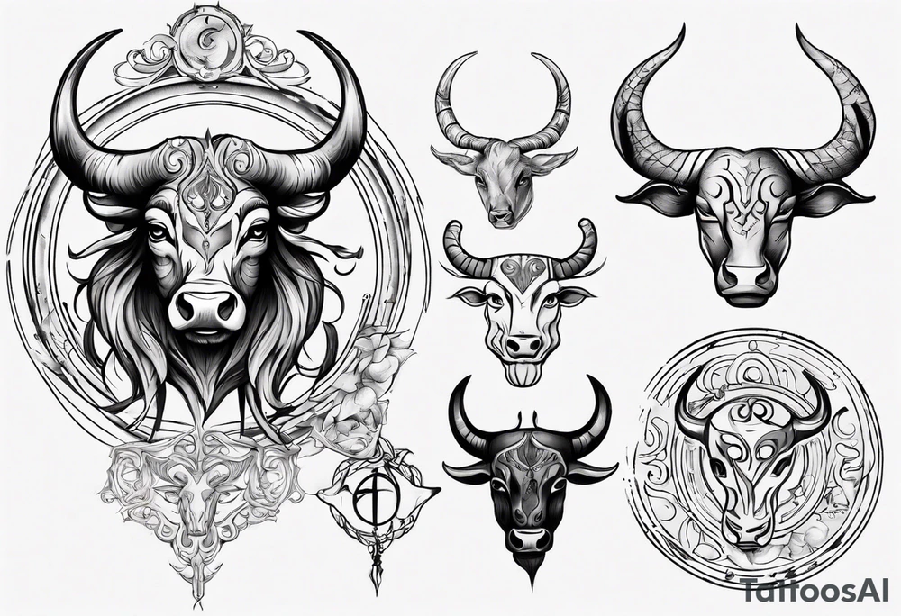 Taurus tattoo idea