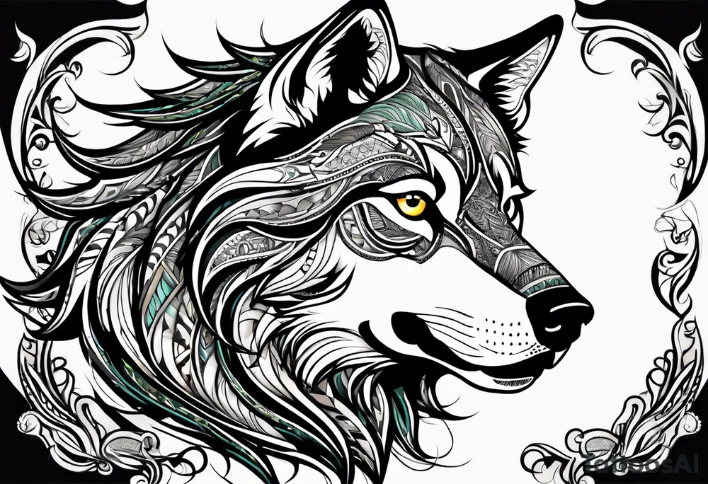 Lobo wolf for a male tattoo tattoo idea