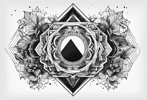 Hexagon spaced tattoo idea