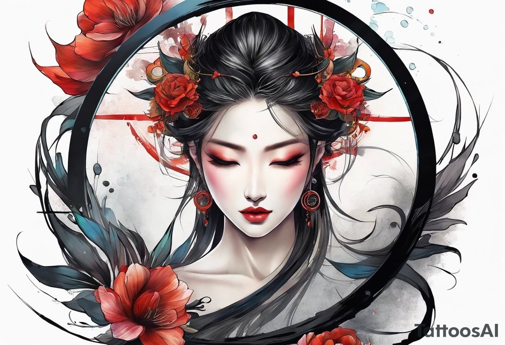 Enso with "integrity" tattoo idea