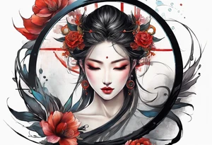 Enso with "integrity" tattoo idea