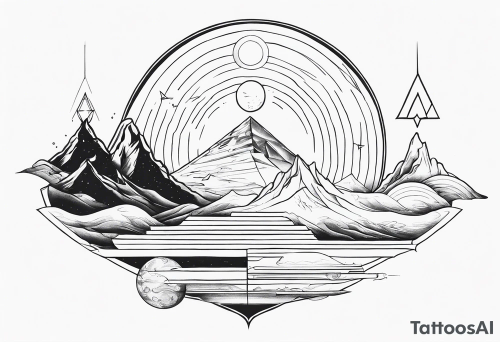 The three body problem tattoo idea