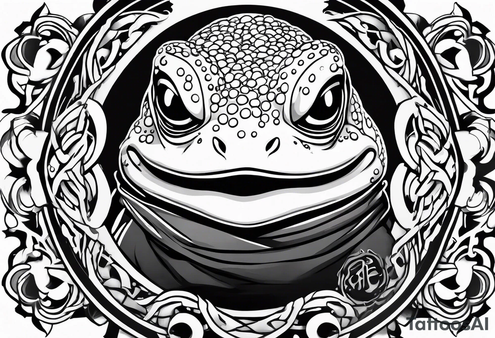 Jiraiya Naruto Gamakichi toad tattoo idea