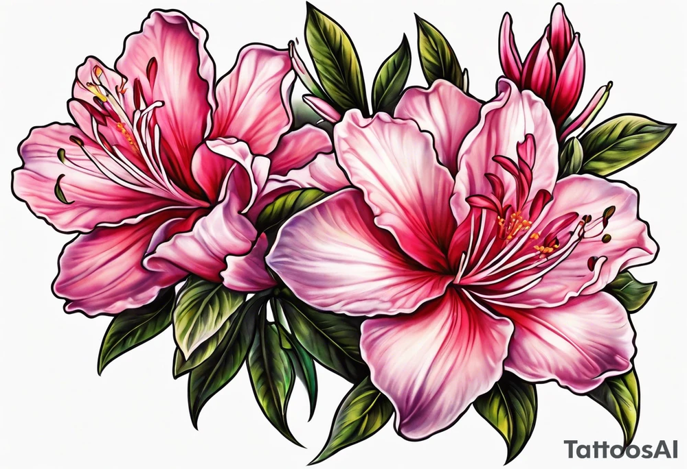 Azalea tattoo idea