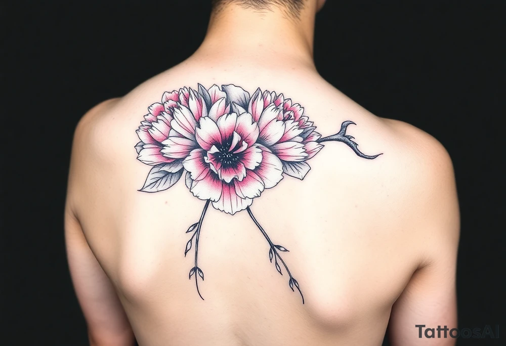 pink peonies on a woman arm tattoo tattoo idea