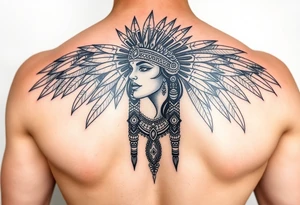 Aztec princess tattoo idea