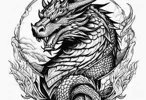 dragonborn tattoo idea