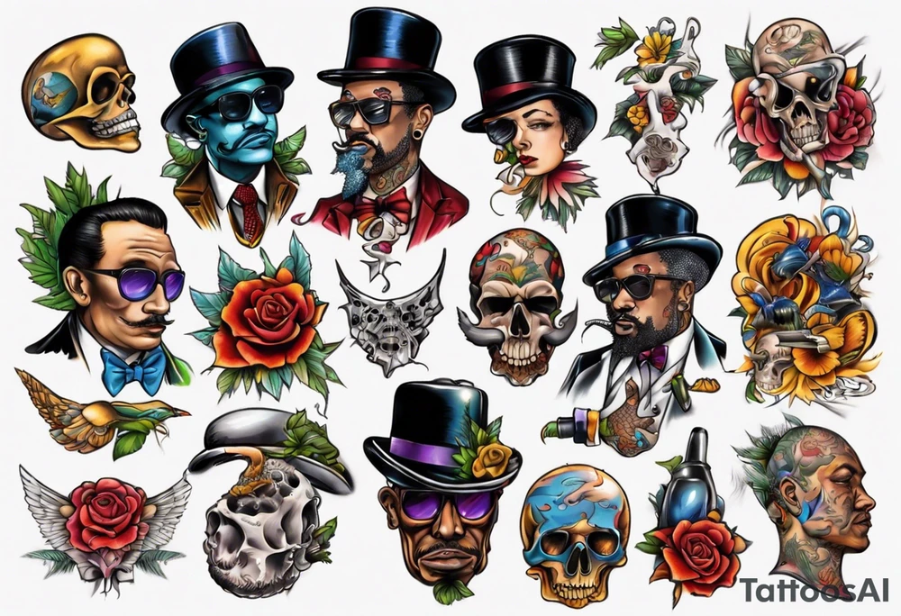 Pimp Named Slickback tattoo idea