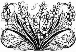 Lily of the valley tattoo idea