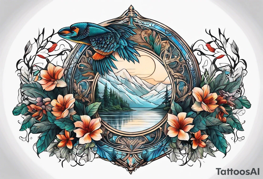 The lake of nine tattoo idea