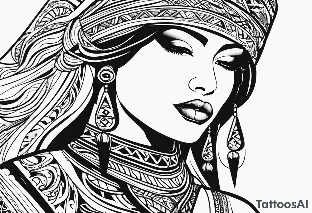 Tribal, picture of naked lady tattoo idea