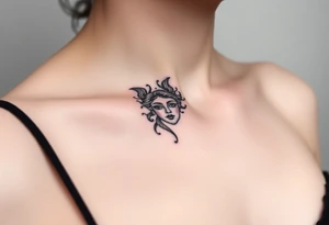 Small Medusa tattoo idea