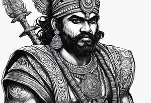 Story of karnan tattoo idea