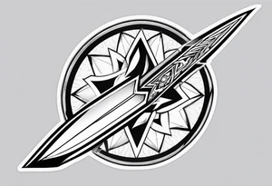 Kunai dragonball digimon tattoo idea