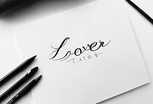 Tattoo with the name of lover and the date of first meet and towards infinity tattoo idea