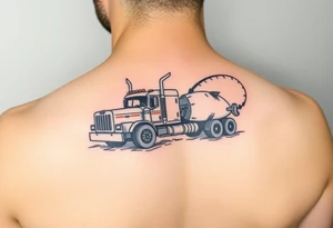 Tattoo for trucks, fishing and anime tattoo idea