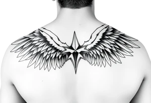 Angel alas tattoo idea