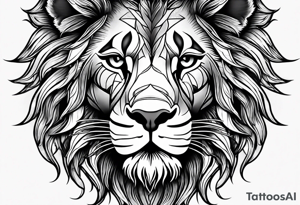 lion tattoo idea