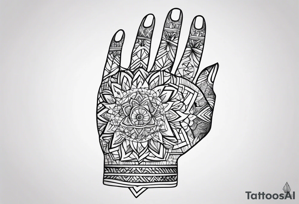 Hand tattoo tattoo idea