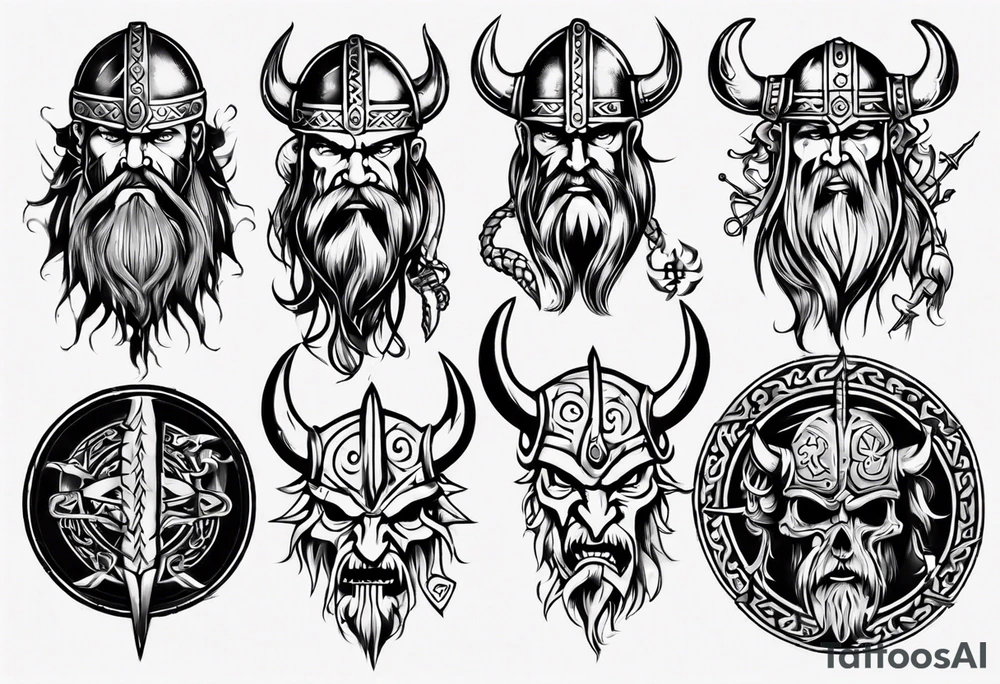 Viking tattoo idea