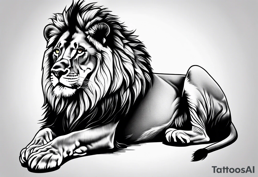 Lion tattoo idea