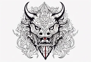 Monster within tattoo idea