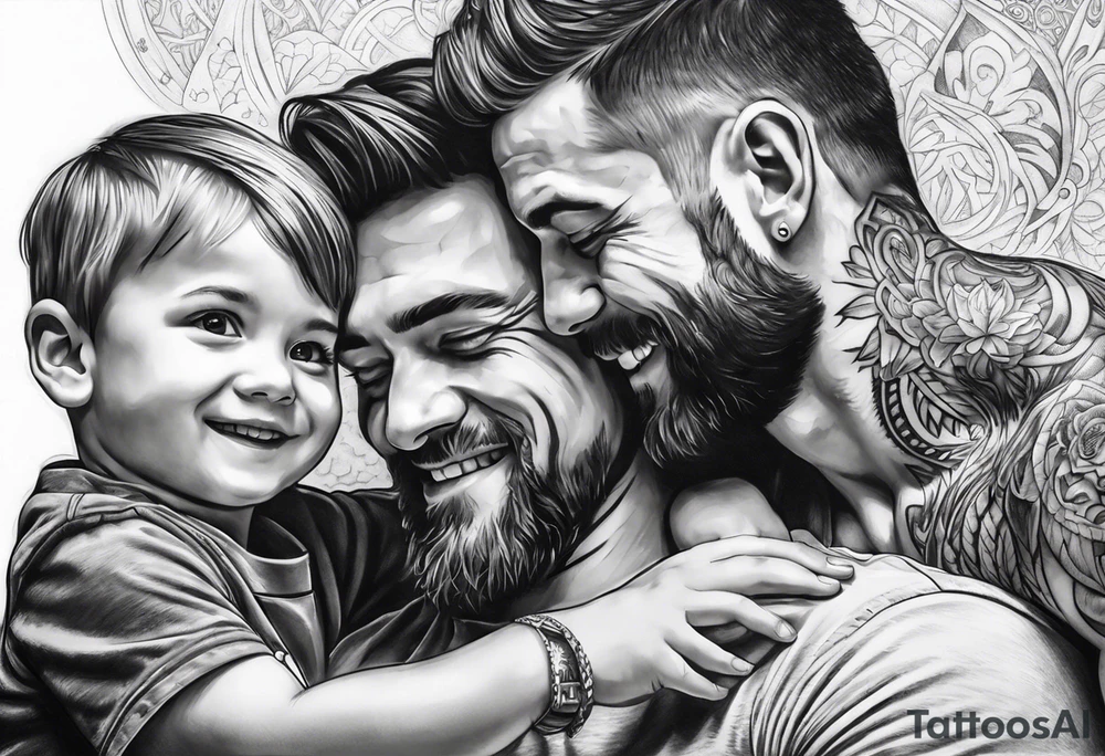 father and son tattoo tattoo idea