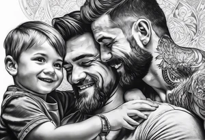 father and son tattoo tattoo idea