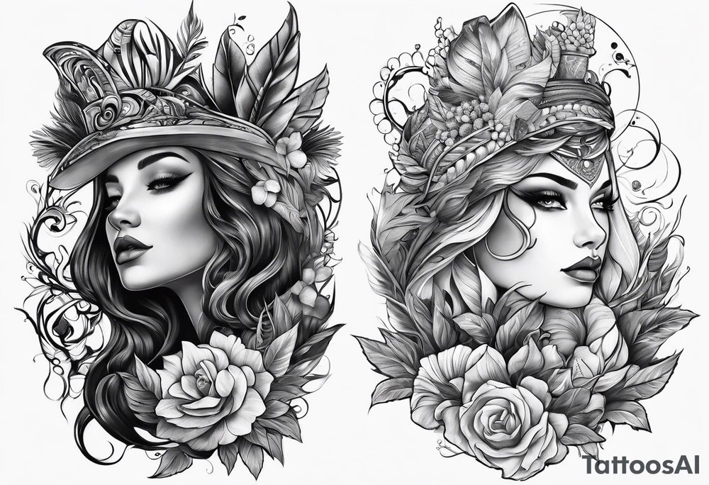 Half sleeve Kansas and Florida tattoo idea