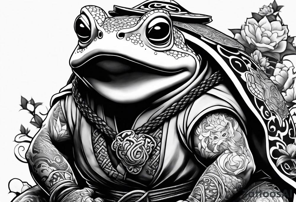 Jiraiya Naruto Gamakichi toad tattoo idea