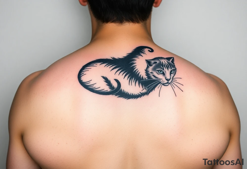 Black Cat tattoo idea