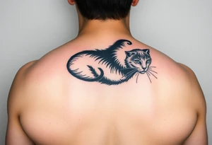 Black Cat tattoo idea