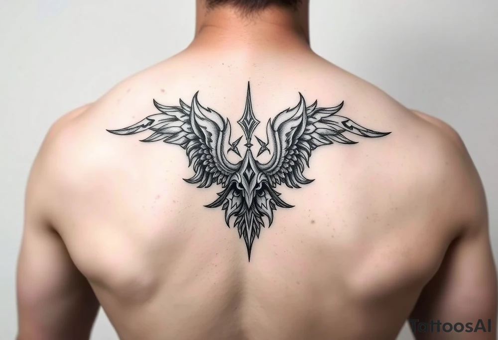 тату - візерунок з українською військовою тематикою tattoo idea