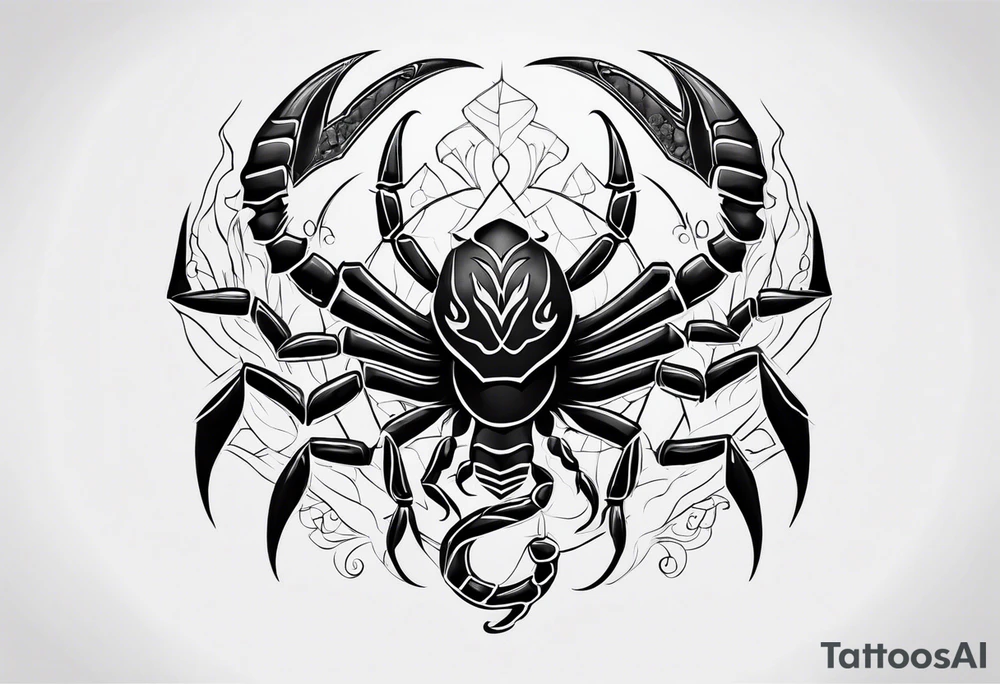 Scorpion tattoo idea