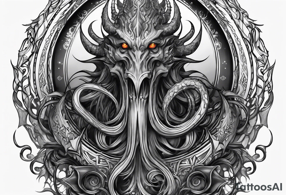 hastur, half sleeve tattoo idea