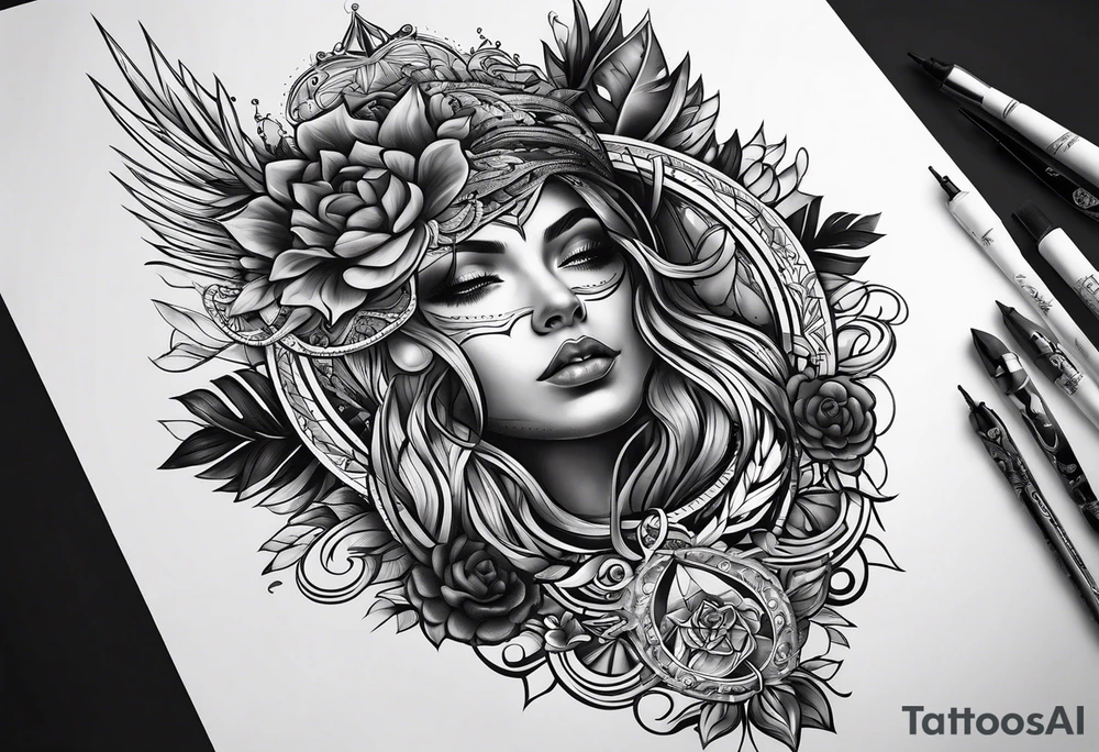 The word perception tattoo idea