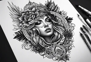 The word perception tattoo idea