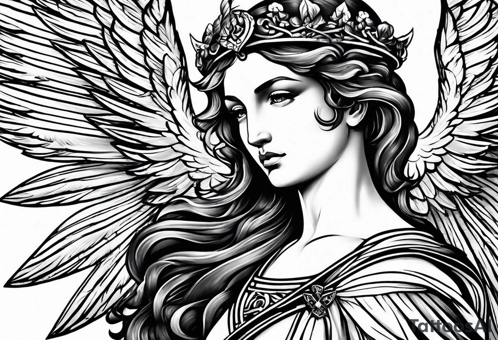 Archangel raphael tattoo idea