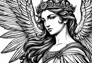 Archangel raphael tattoo idea